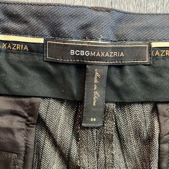 🏴 BCBGMaxAzria straight leg trousers size 06 - Picture 6 of 12